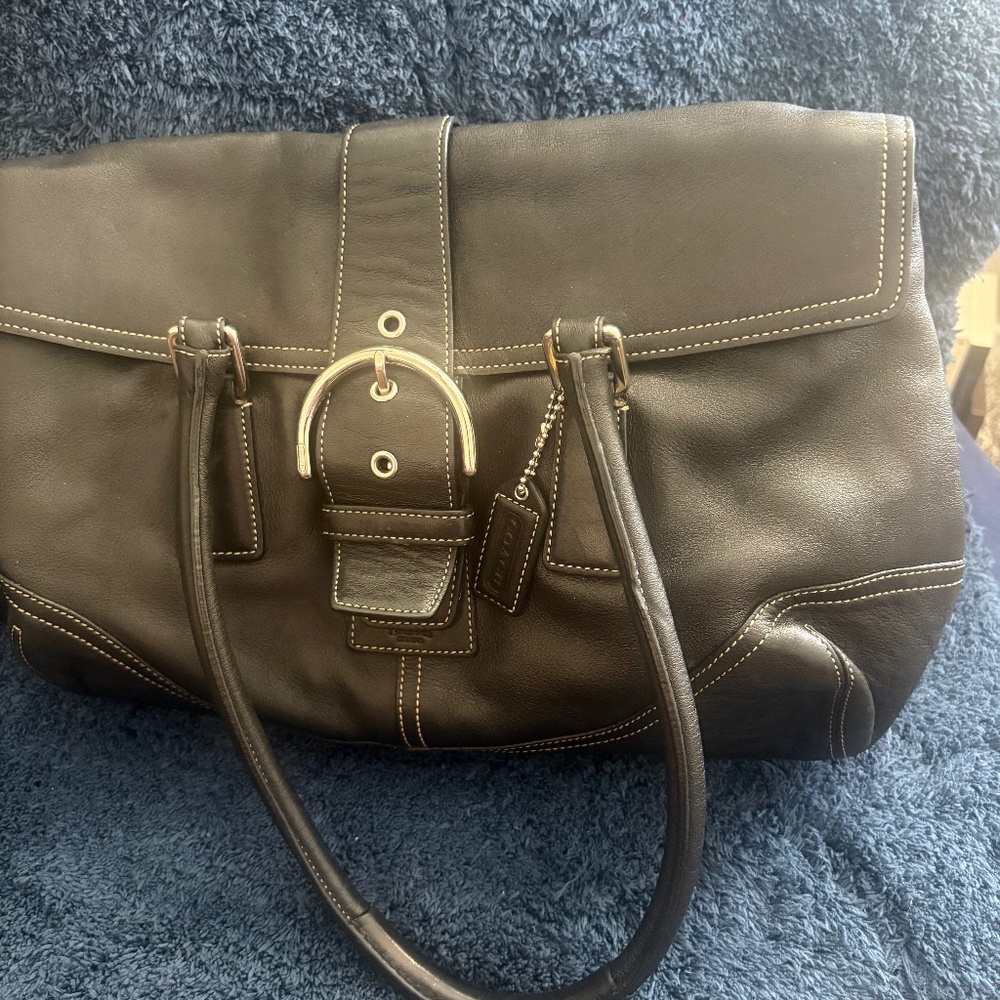 Coach Soho Hampton Black Handbag
